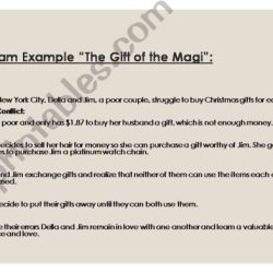 The gift of the magi plot diagram