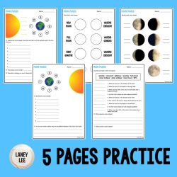 Moon phases worksheet answer key