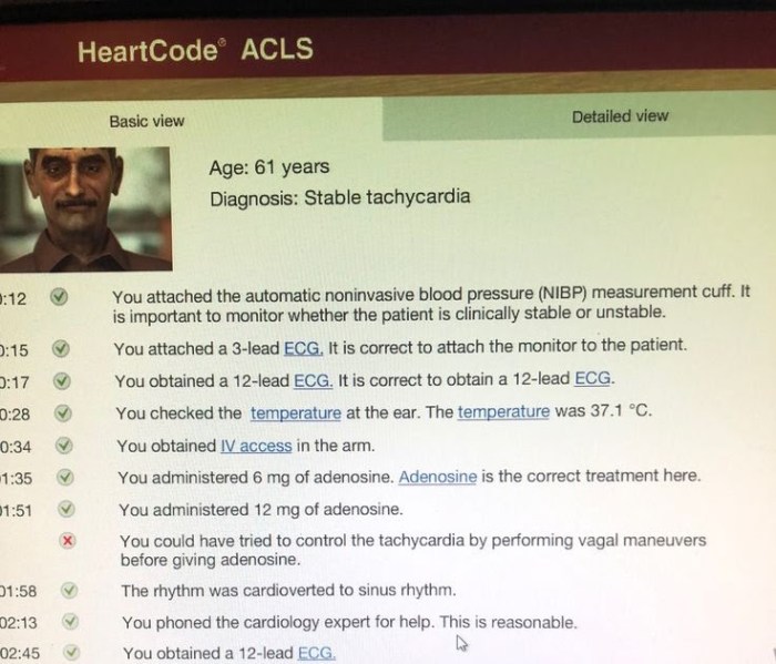 Acls exam version a answers