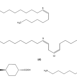 Linoleic palmitic occurring substances transcribed