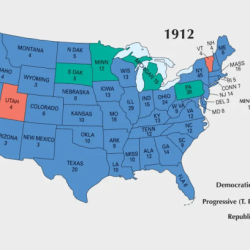 Which is true of the 1912 presidential election apex